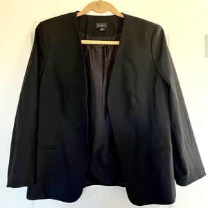 Ann Taylor black 3/4 sleeve blazer